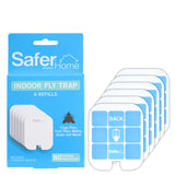 Safer Home SH506 Indoor Plug-in Fly Trap Refill Pack of 6 Glue Cards for SH502 Indoor Fly Trap