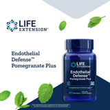 Life Extension Endothelial Defense Pomegranate Plus – Pomegranate Seed, Flower And Fruit Extract Formula Supplement for Heart and Endothelial Health – Gluten-Free, Non-GMO – 60 Softgels