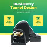 UCatch Rat Traps Indoor and Outdoor - 2 Pack Dual-Entry Large Rat Trap Outdoor and Indoor for Home, Garden and Restaurant with 99.9% Trap Rate | Easy to Use Rodent Traps with Safe Hands Free Design