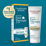 FRANKINCENSE & MYRRH Intensive Foot Therapy Lotion - Foot Pain Relief Lotion - Dual Action Pain Cream and Hydrating Skin Repair with Essential Oils, 6 Ounce - 2 pack