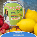 Preggie Pop Drops Plus Fortified with Vitamin B6 - Morning Sickness Relief Fortified with Vitamin B6. Preggie Pops for Relief for Pregnant Women Candy Drops. Sour Raspberry & Sour Lemon 48 Count