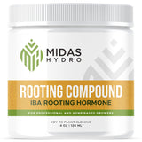 IBA Rooting Gel - Ideal Cloning Gel for perfect, strong clones - The key to successful plant cloning - Midas Products Rooting Gel Hormone 4oz - For professional and home based growers