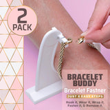 Medca Bracelet Buddy- Jewelry Helper Fastening Aid to Quickly Fasten and Unfasten Bracelets or Watches - 2 Pack