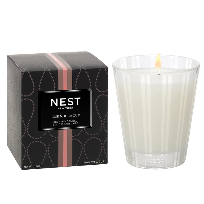 NEST Fragrances Rose Noir & Oud Scented Classic Candle