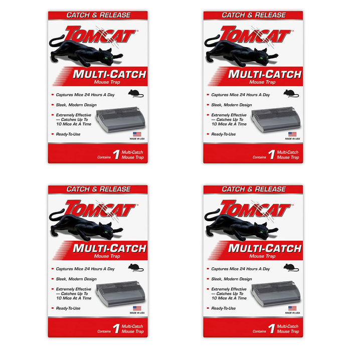 Tomcat Live Catch Mouse Trap (1 Case of 4 Traps)