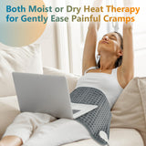 Comfytemp Heating Pad for Back Pain & Cramps Relief, FSA HSA Eligible Electric Heating Pads Large with 2H Auto Off & 6 Heat Levels, Heat Pad for Neck and Shoulders, Washable, Ideal Gifts, 12"x24"