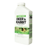 Liquid Fence Deer & Rabbit Repellent Concentrate,Keep Rabbits Out of Garden Patio &Backyard,Use on Gardens Shrubs &Trees, Harmless to Plants &Animals When Used Stored as Directed, 40fl Ounce