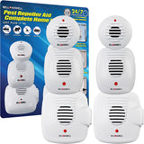 The Bell and Howell Ultrasonic Pest Repeller plug in device Complete Kit 6 Pack, Effectively Aids to repel mice, bugs, Rats, Rodents, Mosquitos, roaches, Spiders and Ants Chemical, odor and sound free