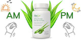 AloeCure Organic Aloe Vera Capsules, 130,000mg Inner Aloe Leaf Equivelant per Serving, Support Gut Health & Digestive Comfort, Stomach Acid Buffer, Natural Immune Supplement, Aloin Free, 60Caps x 3Btl