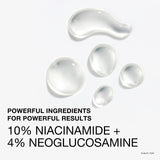 Neutrogena Stubborn Texture Resurfacing Serum With 10% Niacinamide & 4% Neoglucosamine designed for Acne-Prone, Improves Uneven Skin Tone & Refines Texture, Fragrance-Free, 1 fl. Oz