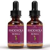 Rhodiola Rosea Tincture - Rhodiola - For Energy, Stamina, Brain Support, Stress Relief, Mood Support & More - Energy Supplements - Rhodiola Extract - Rhodiola Tincture - Rhodiola Supplement (2 Pack)