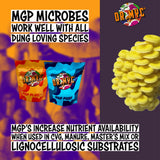 DRMyc.com - MGP Plus - Growth Promoter for Mushroom Substrates. MGP Increases Colonization Speed, Yields, Fruit Size & Reduces Trich - Works with Rye Berries, Millet, Dung Loving Mushrooms (10 Grams)