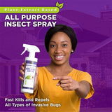 EcoVenger All Purpose Home Insect Control 1/2 Gallon with Trigger Sprayer by EcoRaider, Fleas, Fruit Flies, Gnats, Moths, Roaches, Spiders, Fast Kill