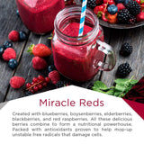 MacroLife Naturals Miracle Reds Superfood Supplement Powder Antioxidants Polyphenols Enzymes Probiotics - Raw Non-GMO Organic Vegan Gluten & Dairy Free - 30oz (90 Servings)