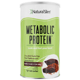 NaturalSlim Metabolic Whey Protein Powder Chocolate – Low Carb, Meal Replacement Shake w/Vitamins, Minerals & Amino Acid L-Glutamine | Great Taste and Very Filling Protein Shake, 10 Servings, 17.6oz