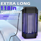 VANELC Bug Zapper Outdoor, Waterproof Electric Mosquito Killer, 4200V Mosquito Zapper Indoor Insect Fly Trap for Home Backyard Garden - 9.8 FT Length Cable