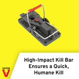 Victor M393SSR Power-Kill Easy Set Mouse Trap - 6 Reusable Mouse Traps