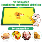 48 Pack Mouse Glue Traps Large Size Mouse Traps Sticky Pad with Enhanced Stickiness Mouse Rat Sticky Traps Board for Rodent Cockroach and Other Insects House Indoor Outdoor