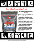 PhysiVantage Supercharged Collagen Powder with Vitamin C + BCAAs Advanced Formula for Tendon, Ligament, Joint Health + Skin Quality - Best Hydrolyzed Collagen Peptides, 16oz Bag (Vanilla)