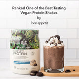 PlantFusion Complete Vegan Protein Powder - Plant Based Protein Powder With BCAAs, Digestive Enzymes and Pea Protein - Keto, Gluten Free, Soy Free, Non-Dairy, No Sugar, Non-GMO - Cookies & Cream 1 lb