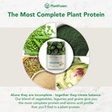 PlantFusion Complete Vegan Protein Powder - Plant Based Protein Powder with BCAAs, Digestive Enzymes and Pea Protein - Keto, Gluten Free, Soy Free, Non-Dairy, No Sugar, Non-GMO - Rich Chocolate 5 lb