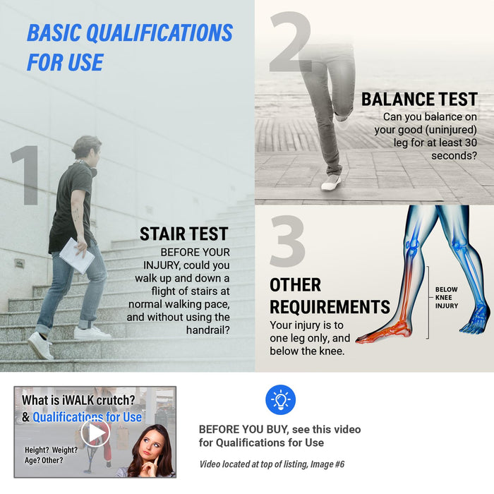 Hands Free Crutch Pain Free Knee Crutch Alternative to Cr