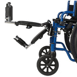 ENCAREFOR Wheelchair Elevating Legrests ，Composite Footplates with Padded Calf Supports,for Standard Wheelchairs,1 Pair