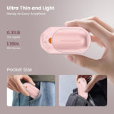 AI Hand Warmers Rechargeable 2 Pack,6000mh Rechargeable Hand Warmer,20Hrs Long Heating Electric Hand Warmer,Portable Pocket Heater,Pocket Size Reusable Hand Warmer, Gifts for Christmas,Camping,Hunting