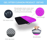 HANCHUAN Gel Seat Cushion Pressure Absorbs Honeycomb Sitter Elastic Support Chair Pad for Office, Dinner, Driving, Wheelchair & Mobility Scooter Cushions Comfort Large Seat Cushion (1.2 inch)