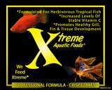 Xtreme Aquatic Community Crave Fish Food - Nutritionally Balanced Professional Formula - Balanced Amino Acid Profile and No Hormones - Made in USA - Krill/Spirulina Flakes (3 oz)