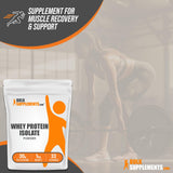 BulkSupplements.com Whey Protein Isolate Powder - Protein Supplement - Protein Powder Unflavored - 90% (1 Kilogram - 2.2 lbs - 33 Servings)