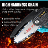 Saker Mini Chainsaw,Portable Electric Chainsaw Cordless,Small Handheld Chain Saw Pruning Shears Chainsaw for Tree Branches,Courtyard and Garden(SAKER Mini Chainsaw + 2 Batteries)