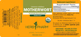 Herb Pharm Certified Organic Motherwort Liquid Extract for Endocrine System Support - 4 Ounce