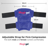 Magic Gel Shin Splint Relief: Hot & Cold Packs, Cryoball & Stretch Bands for Shin Splints | Hot & Cold Therapy for Leg Pain Relief