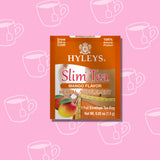 Hyleys Slim Tea Mango Flavor - Weight Loss Herbal Supplement Cleanse and Detox - 25 Tea Bags (6 Pack)