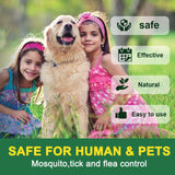 TSCTBA Mosquito Repellent for Patio,Powerful Mosquito Repellent Outdoor/Indoor,Natural Mosquito Repellent Indoor for Kids &Adults,Mosquito Control for Room/Yard/Camping,Mosquito Deterrent-12Pouches