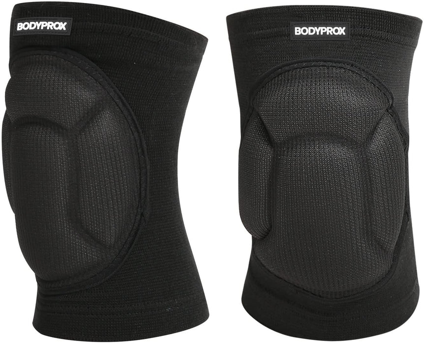 Bodyprox Protective Knee Pads, Thick Sponge Anti-Slip, Collision Avoidance Knee Sleeve (Large)