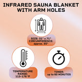 LifePro Sauna Blanket for Detoxification - Portable Far Infrared Sauna for Home Detox Calm Your Body and Mind Regular Grey