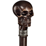 Skull Cane - Handmade - Skull Walking Stick | Vampire Gothic Walking Cane | Skull Canes for Men, Cool Steampunk Cane for Men (36 Inch)