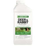 Liquid Fence Deer & Rabbit Repellent Concentrate,Keep Rabbits Out of Garden Patio &Backyard,Use on Gardens Shrubs &Trees, Harmless to Plants &Animals When Used Stored as Directed, 40fl Ounce