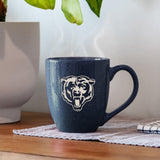 Rico Industries NFL Football Chicago Bears Primary 16 oz Team Color Laser Engraved Ceramic Coffee Mug