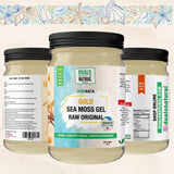 Raw Irish Sea Moss Gel [16 Oz] – Skillfully Crafted from Wildcrafted Seamoss Sourced from The Crystal-Clear Waters of Jamaica, Perfect for Keto, Vegan, and Non-GMO Diets