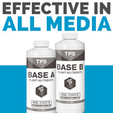 TPS Base A+B Two Part Set Complete Plant Growing Nutrient Formula for All Plants, for Both Soil and Hydro, Quart Set (2 x 32 oz)