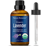 Nexon Botanics Organic Lavender Essential Oil 30 ml - Pure, Undiluted, Therapeutic Grade Lavender Oil for Aromatherapy, Skin and Hair Care, Sleep, Relaxation