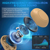 Hearing Aids, Rechargeable Hearing Aid for Seniors with Bluetooth Noise Cancelling, 16 Channel Digital Adults OTC Hearing Amplifier with 8 levels of Volume Control, Power Display Charging Case