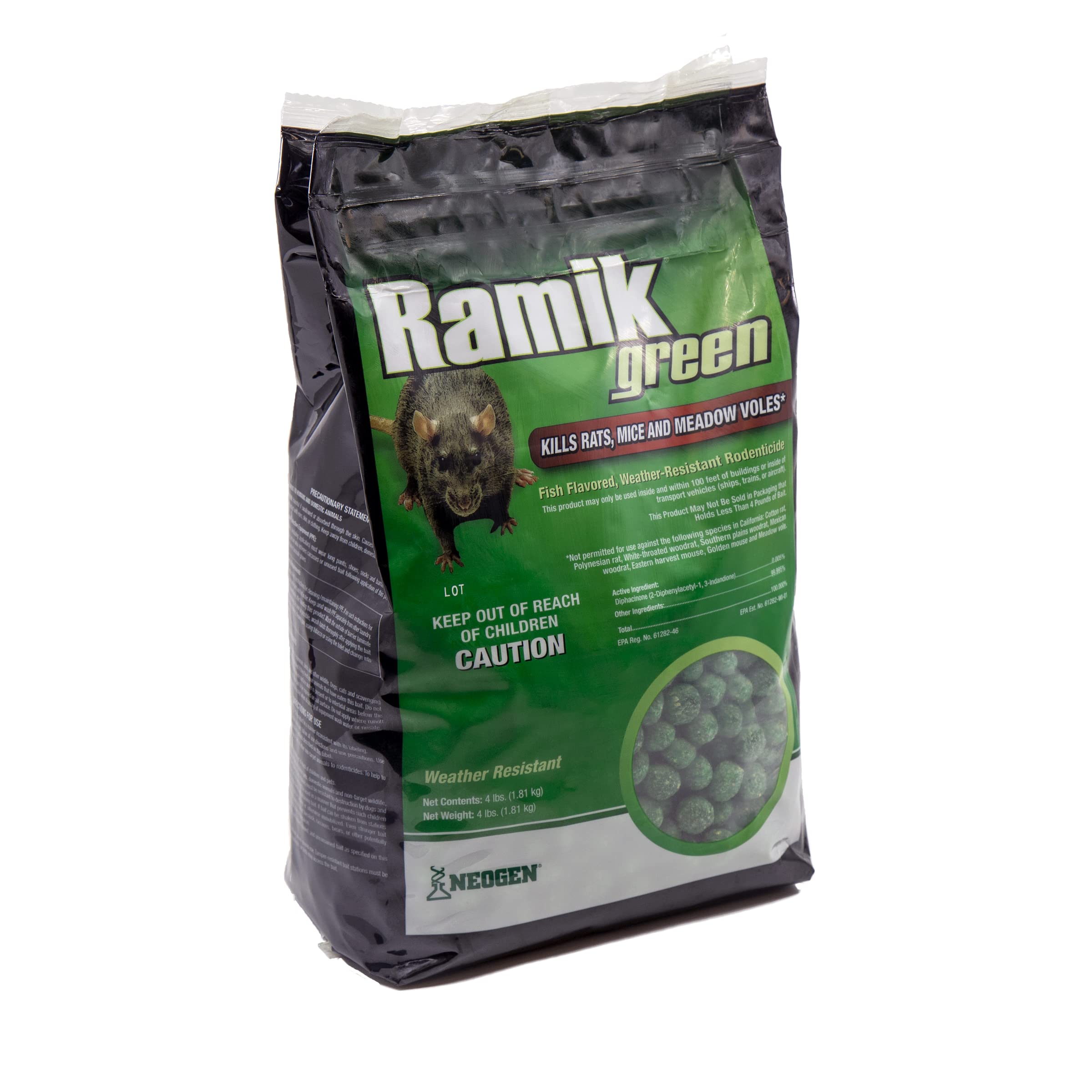 Neogen Ramik Green Fish Flavored Weather Resistant Rodenticide Nuggets