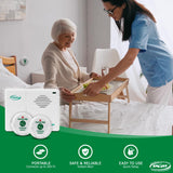 Smart Caregiver Two Call Buttons & Wireless Caregiver Pager for Fall Prevention and Elderly Assistance | Caregiver Call Button with Wearable Lanyard | Nurse Call Alert System with Up to 300' Range