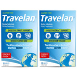 Travelan Anti Diarrhea Travel Medicine for Gas Relief, Bloating, Cramping and Digestive Support, Natural Colostrum Dietary and Immune Support Supplement, Blister Pack for Travel, 60 Pills