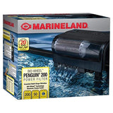 MarineLand Penguin 200 Power Filter, 200GPH (PF0200B),Black