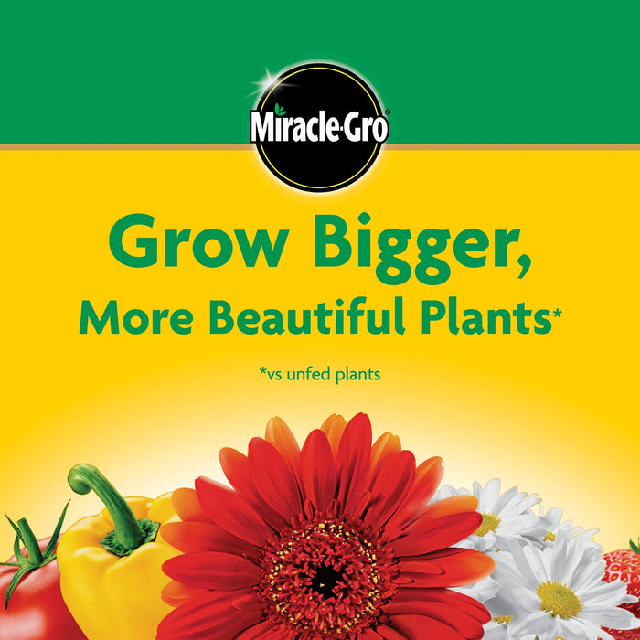 Miracle-Gro Water Soluble All Purpose Plant Food, 24-8-16, Instantly Fertilizes Plants, Waterproof Bag - 5 lb.